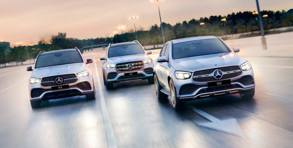 Внедорожники GLC, GLE и GLS